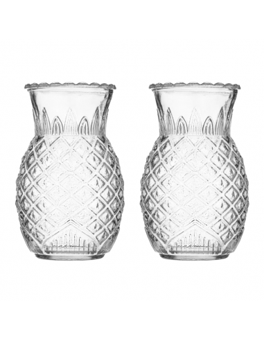 ENTERTAIN SET OF 2 PINEAPPLE COCKTAIL...
