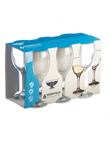 ESSENTIALS SLEEVE 6 WINE GLASSES...