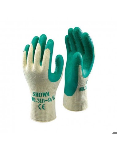 SHOWA GRIP GLOVES GREEN 310 9 / LARGE