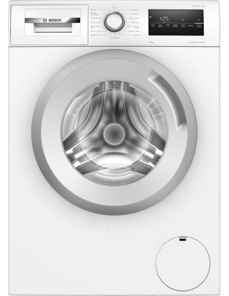 BOSCH 9KG WASHING MACHINE SERIES 4 1400 SPIN WHITE