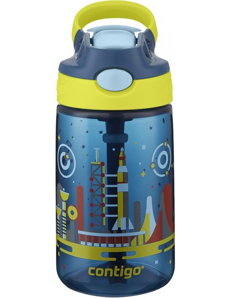 CONTIGO GIZMO FLIP WATER BOTTLE NAUTICAL SPACE 14OZ