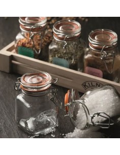 KILNER GLASS CLIP TOP SPICE... 2