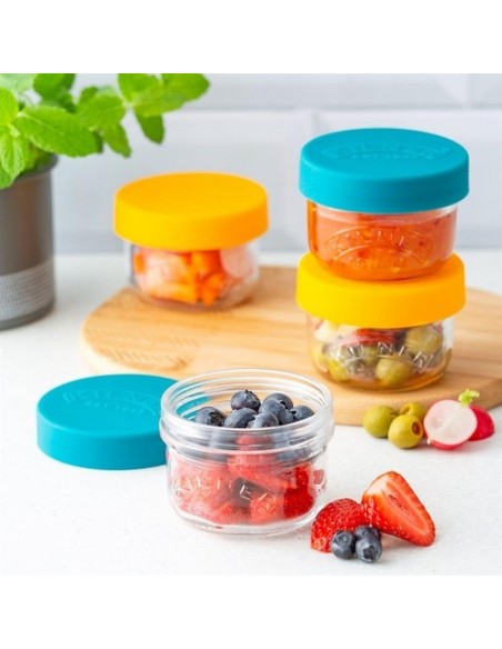 KILNER SET OF 2 SNACK AND STORE POTS 125ML