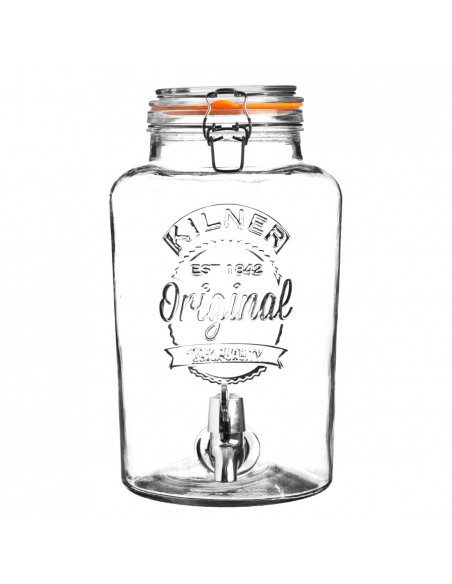 KILNER CLIP TOP ROUND DRINKS DISPENSER 8 LITRE