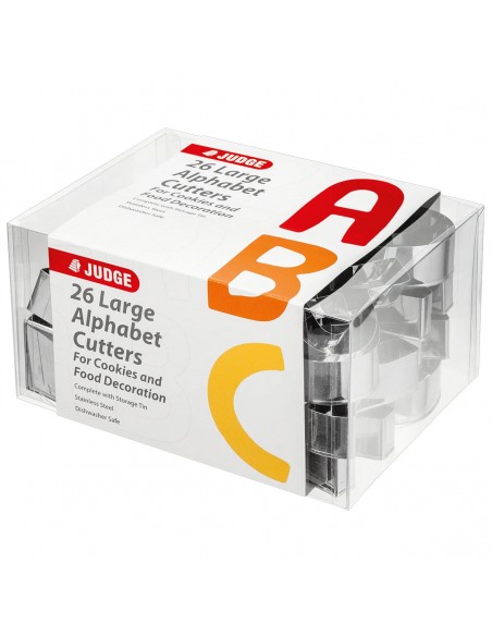 JUDGE ALPHABET CUTTERS SET LARGE