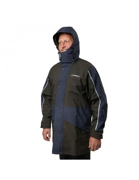 KAIWAKA STORMFORCE PARKA NAVY GREEN - XL
