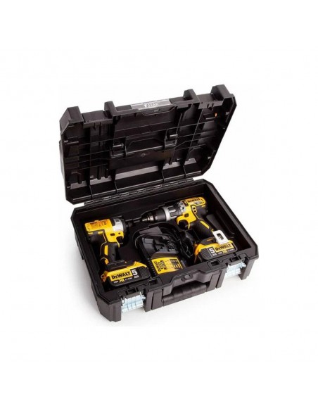 DEWALT 18V COMBI & IMPACT DRILL TWIN PACK