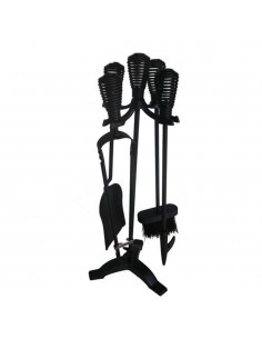 5 PIECE FIREPLACE SET BLACK... 2