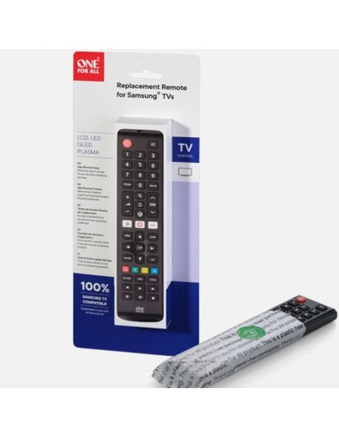 SAMSUNG ONE FOR ALL REMOTE CONTROL