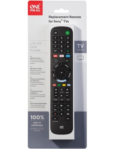 SONY ONE FOR ALL REPLACEMENT REMOTE...