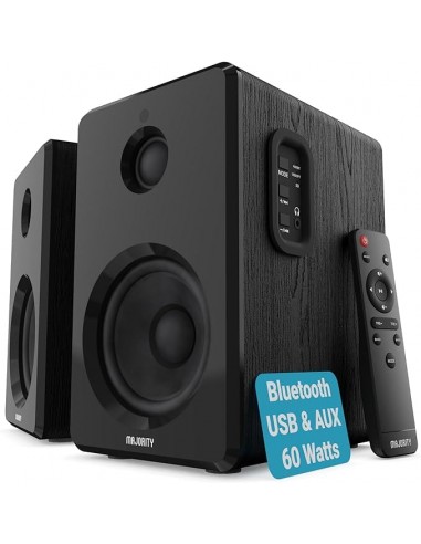 MAJORITY D40 BOOKSHELF ACTIVE SPEAKERS