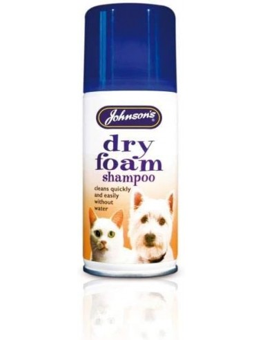 JOHNSONS DRY FOAM SHAMPOO FOR CATS &...