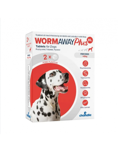 WORMAWAY PLUS XL TABLETS 2’S