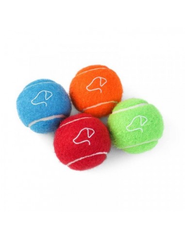POOCH MINI TENNIS BALLS 5CM 4 PACK
