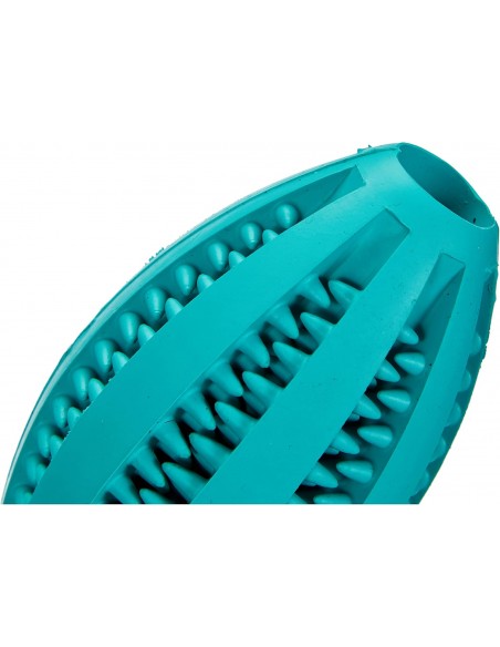 DENTAFUN RUBBER RUGBY BALL MINT 11CM