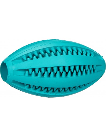 DENTAFUN RUBBER RUGBY BALL MINT 11CM