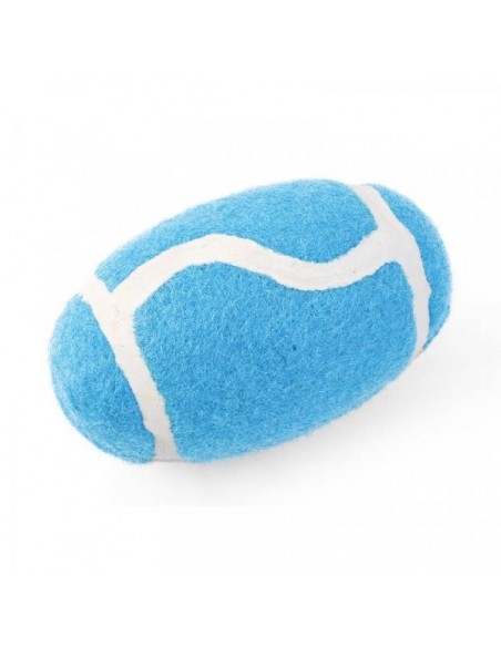 SQUEAKY POOCH RUGGER BALL 12CM