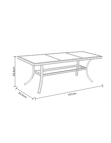 BUXTON 3 SEAT GARDEN LOUNGE SET