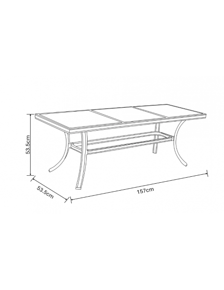 BUXTON 3 SEAT GARDEN LOUNGE SET