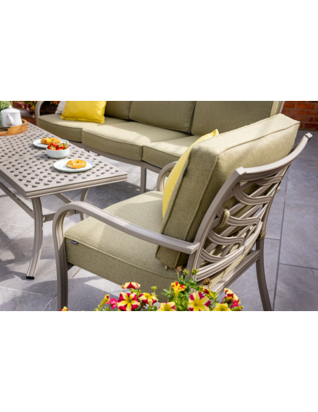 BUXTON 3 SEAT GARDEN LOUNGE SET