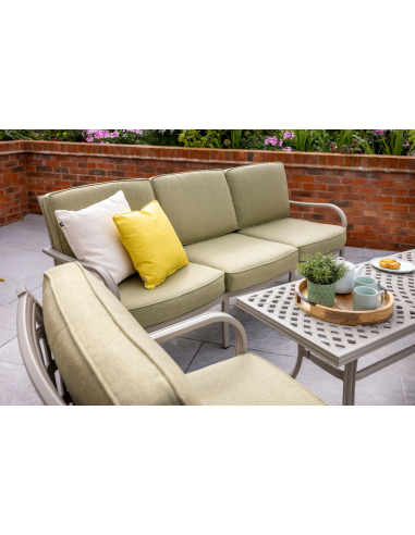 BUXTON 3 SEAT GARDEN LOUNGE SET