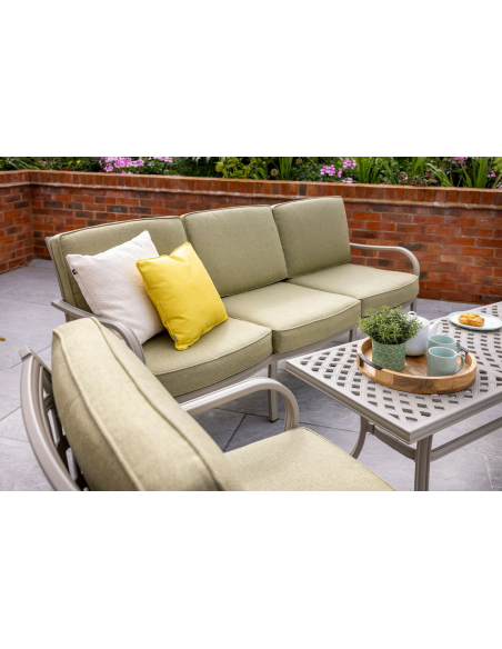 BUXTON 3 SEAT GARDEN LOUNGE SET