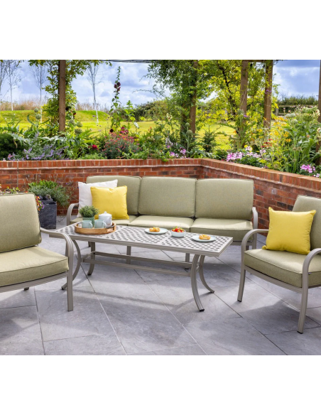 BUXTON 3 SEAT GARDEN LOUNGE SET
