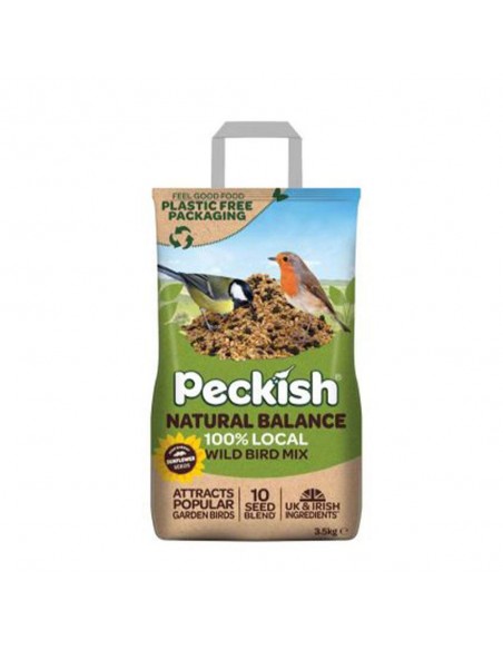 PECKISH NATURAL BALANCE SEED MIX 3.5KG PAPER BAG