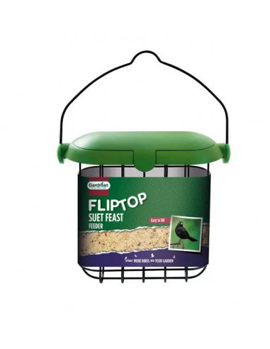 GARDMAN FLIP TOP SUET FEAST FEEDER