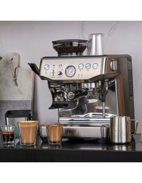 SAGE BARISTA EXPRESS IMPRESS STEEL COFFEE MACHINE