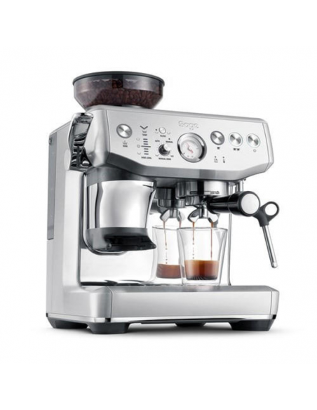 SAGE BARISTA EXPRESS IMPRESS STEEL COFFEE MACHINE