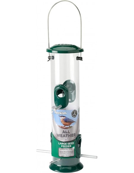 PECKISH ALL WEATHER LARGE SEED FEEDER