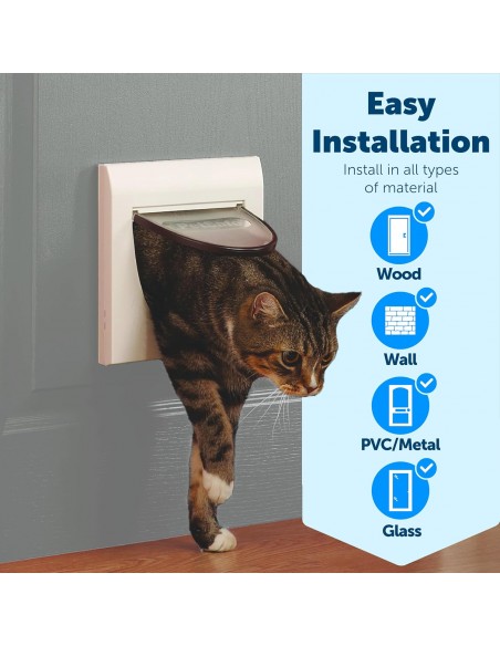 CLASSIC MANUAL 4-WAY LOCKING CAT FLAP