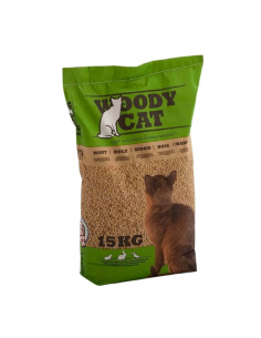 WOODY CAT LITTER 25L/15KG
