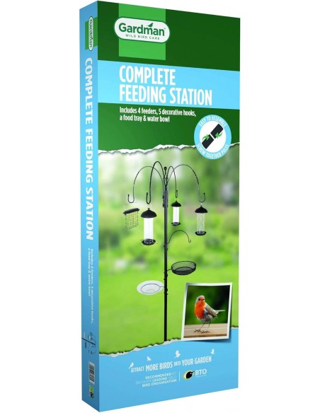 GARDMAN COMPLETE FEEDING STATION KIT