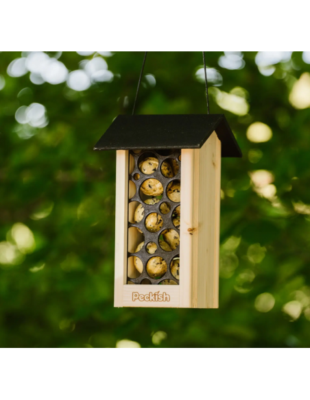 PECKISH WOODLAND FEAST ENERGY BALL TOWER FEEDER