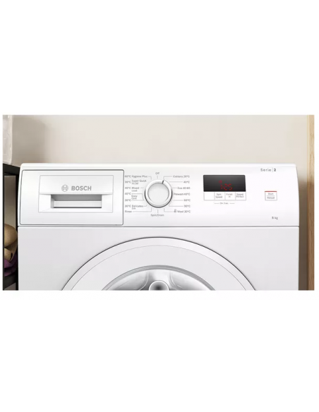 BOSCH 8KG 1400SPIN WASHING MACHINE WHITE