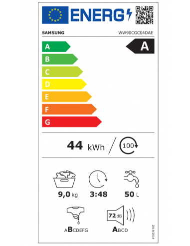 SAMSUNG 9KG SMART AI WASHING MACHINE...