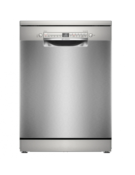 BOSCH FREE STANDING DISHWASHER, 60CM SILVER INOX