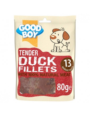GOOD BOY TENDER DUCK FILLETS 80G
