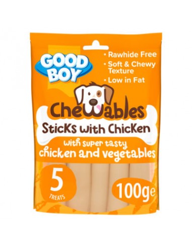 GOOD BOY CHEWABLES STICKS CHICKEN 5PACK