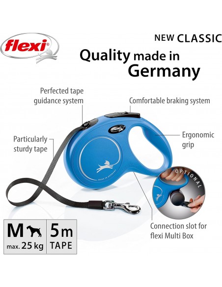 FLEXI CLASSIC LARGE 5M - BLUE