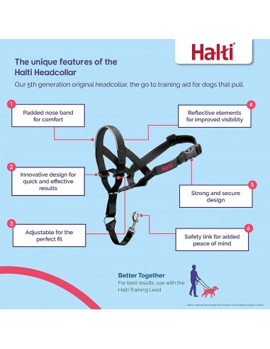 HALTI HEADCOLLAR SIZE 0 BLACK