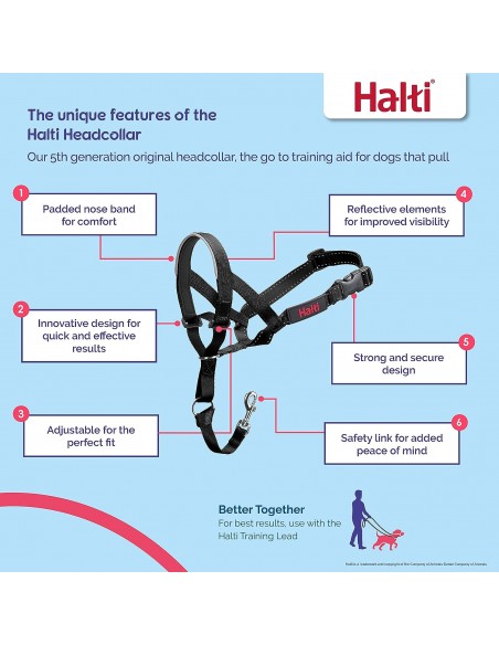 HALTI HEADCOLLAR SIZE 0 BLACK