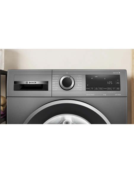 BOSCH S6 WASHING MACHINE 9KG 1400RPM GRAPHITE