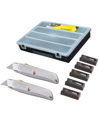 STANLEY 99E TRIMMING KNIFE TWIN PACK...