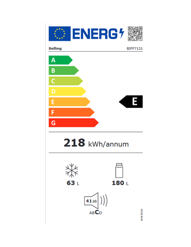 BELLING 70/30 FROST FREE INTEGRATED...