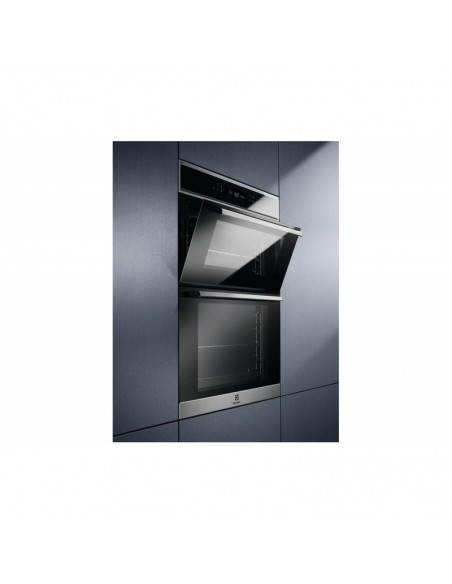 ELECTROLUX MULTIFUNCTION DOUBLE FAN OVEN STAINLESS STEEL