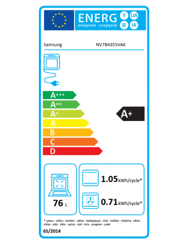 SAMSUNG SINGLE PYRO CLEAN SINGLE OVEN