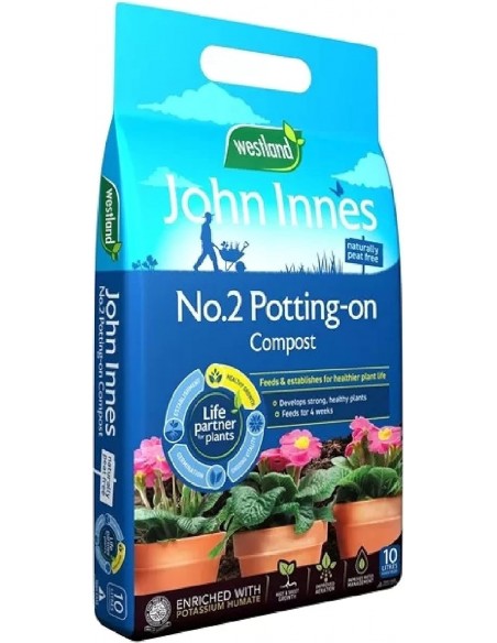 JOHN INNES PEAT FREE NO.2 POTTING-ON COMPOST 10L